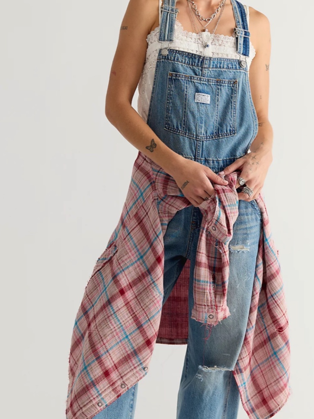 Levi's Full-Length Baggy Overalls Size XL